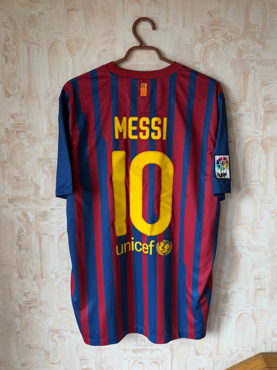 FC BARCELONA 2011 2012 HOME FOOTBALL SHIRT SOCCER JERSEY NIKE #10
