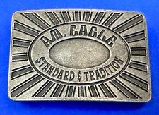 Am American Eagle Standard And Tradition Vintage Belt Buckle
