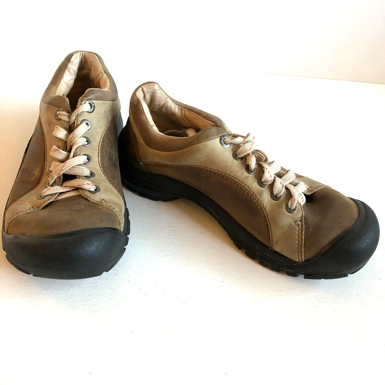 Scarpe derby Keen Presido donna taglia 8 passeggio escursionismo casual pelle marrone EU 38 5