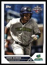 2023 Topps Pro Debut Jorge Burgos #PD-61 Lynchburg Hillcats