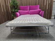 Sofa.com Lars 2.5 Seater Sofa Bed In Persian Rose Smart Velvet RRP-£2820