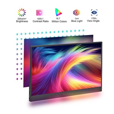 QQU 14'' Portable Touchscreen Monitor, 1920 x 1200 IPS/HDR Ultra-Slim Travel