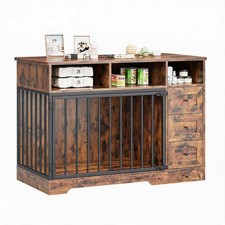 Dog Crate End Table Dog Kennel Indoor Dog House Pet Crate for Large / Medium Dog