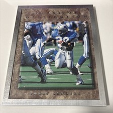 1997 Donruss Studio Portrait  Class Of Distinction Barry Sanders #33 - 8X10