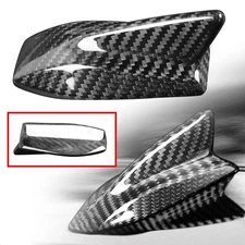 For Lexus IS300C 2009-11 Black Dry Carbon Fiber Shark Fin Antenna Cover Sticker