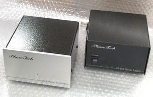 Phase Tech EA-5 Phono Verstärker & PS-EA5 Netzteil Set gebraucht JP