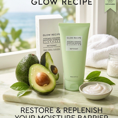 Glow Recipe Avocado Ceramide Moisture Barrier Makeup Removing Cleanser 150ml