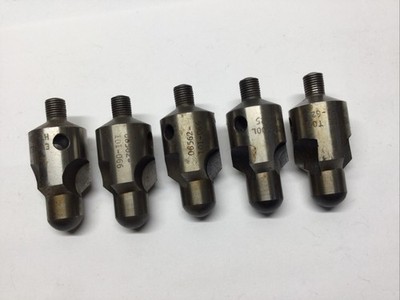 5) 3/8-24 Threaded  Everede Tool Jumbo Microstop Countersinks ~Aircraft Tools