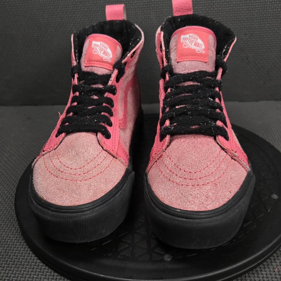 Vans Sk8-Hi MTE Shoes Mens Sz 6 High Top Skate Sneakers Womens 7.5 Suede Black - Image 3 of 4