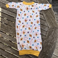 Vintage 90s Winnie the Pooh Newborn Baby Layette Gown 0-3