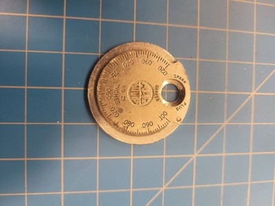 Mac Tools FG 25 Spark Plug Gap Gauge Gapper Tool SAE Metric Made in USA Vintage