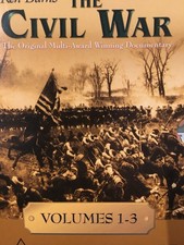 THE CIVIL WAR - Volumes 1-3 Ken Burns Documentary 3 x DVD Box Set Exc Cond!