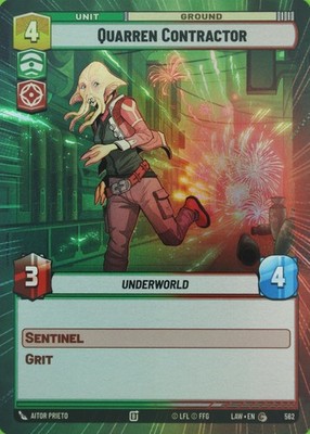 Quarren Contractor (562) | A Lawless Time | Hyperspace Foil