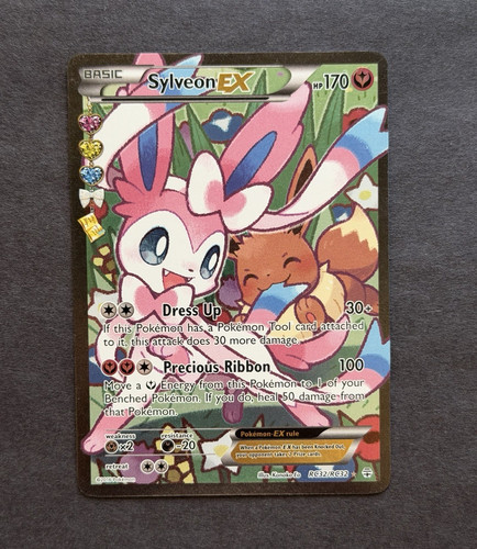 Pokemon TCG Sylveon EX Full Art Holo Generations Radiant Collection RC32/32