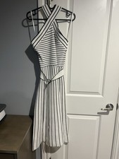 Ann Taylor Women's Sleeveless Striped Dress Size M NWT