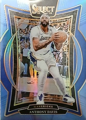2024-25 Panini Select - Concourse Anthony Davis #25 Light Blue Prizm /299