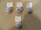 4 signed Green Bay Packers golf Balls Rayner, Heflin, Davis, O'Donnell — photo 1