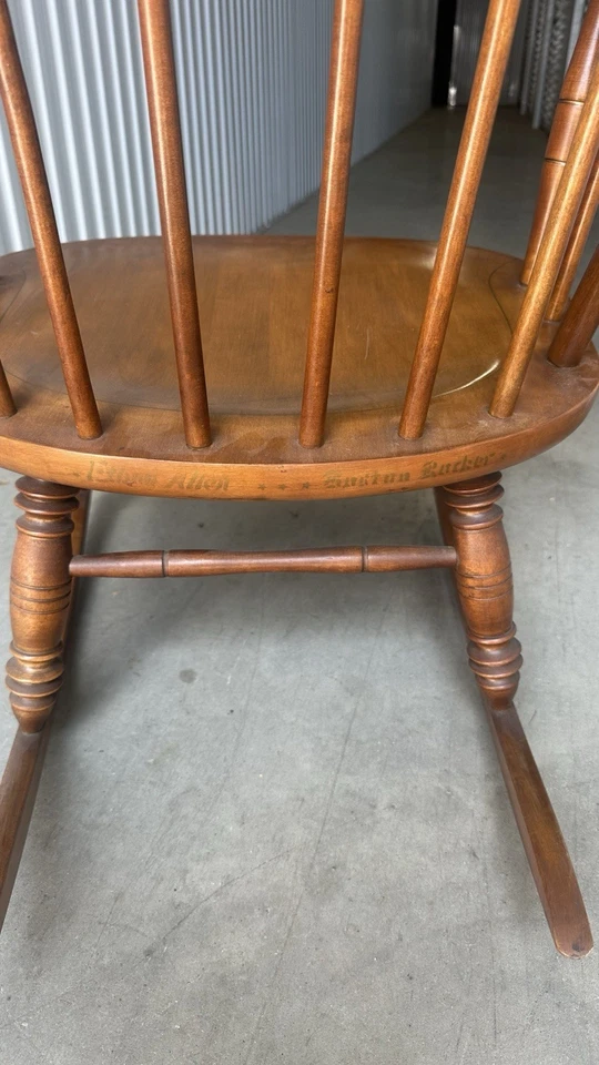 MId Century Ethan Allen Cape Cod Rocker / BARNSTABLE Rocking Chair - Image 3 of 4