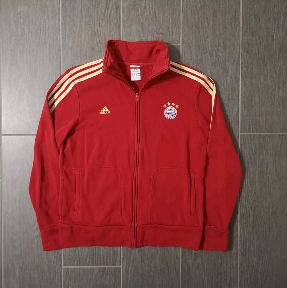 Vintage Retro 2011/12 FC Bayern München FCB Traingsjacke Größe: L  Adidas Fans