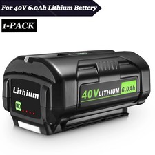 6.0Ah for Ryobi 40 Volt Lithium-Ion Battery OP4050 OP40602 OP40261 OP4060 OP4030