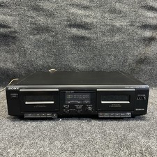 Sony TC-WE305 Dolby Dual Stereo Cassette Deck B Plays; A No Sounds Doesn  t Eat