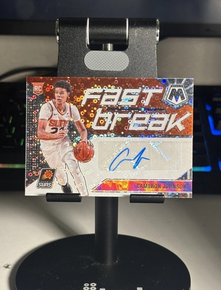 2019-20 Donruss Optic #FB-CJN Cameron Johnson Fast Break Signatures