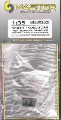 MASGM35096 1:35 Master Model Width Indicators for German Vehicles (Armored Cars