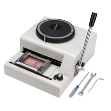 Embossing Machine 72-Characters Card Embosser Printer Code ID PVC Stamping Credi