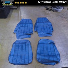 1971-1973 Ford Mustang Distinctive Industries Front Seat Upholstery Blue Set