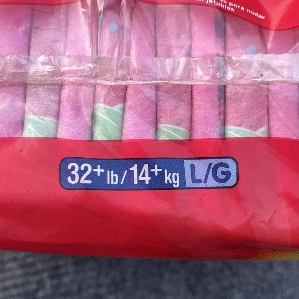 Vintage Huggies Little Swimmers Disney The Little Mermaid Memo Large 34lb 20 Pk - Image 4 of 4