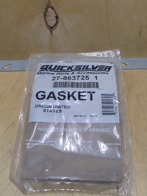 A2 Mercury Quicksilver 27-863725 1 Block Off Gasket 