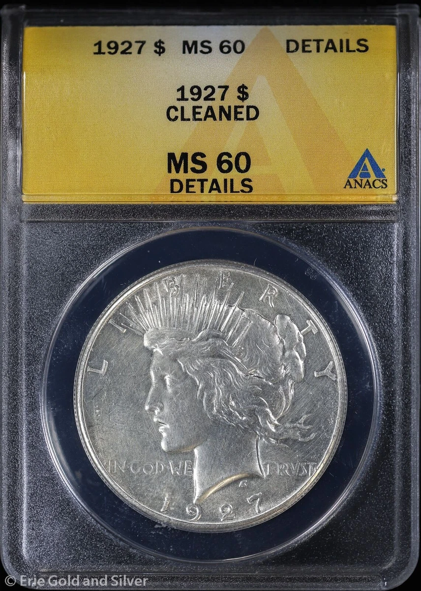 MS 60 Graded Peace Dollars (1921-1935) for sale | eBay