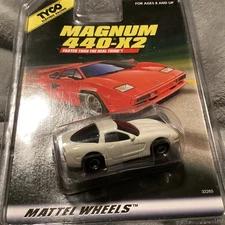 Tyco/  Magnum 440X2 White Corvette Brand New Slot Car carded