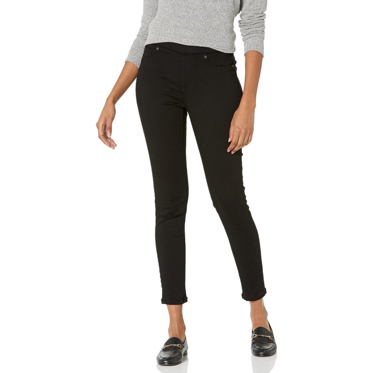 Amazon Essentials Women's Black Stretch Pull-On J… - image 1