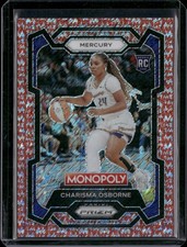 2024 Prizm Monopoly WNBA #20 Charisma Osborne Red Millionaire Prizm #/100