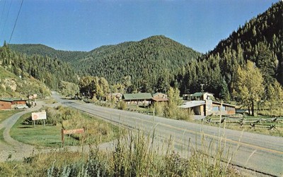Tres Ritos NM Phillips 66 Gasoline Sign New Mexico 1960's Postcard AE/74