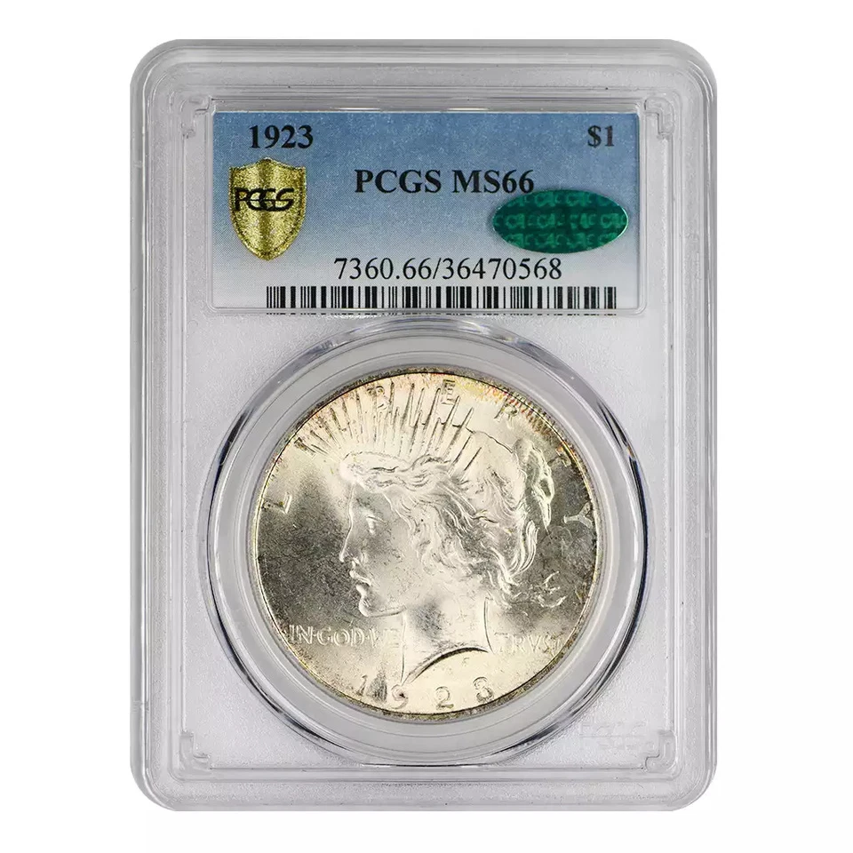 1923 Peace Dollar PCGS MS-66 CAC - Image 3 of 4