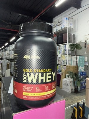 Optimum Nutrition Gold Standard 100% Whey 2lbs. Protein Powder with Banana Cream