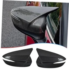 2PCS New Rear Mirror Cover Caps for Mazda CX5 CX-5 2015 2016/CX3 carbon fiber