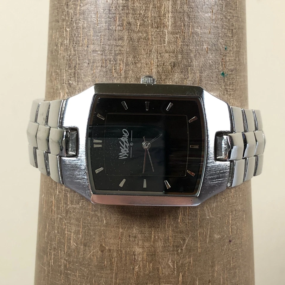 Mossimo男士腕表MM90053时尚银色长方形石英表模拟29毫米手表8 — 第 2/4 张图片