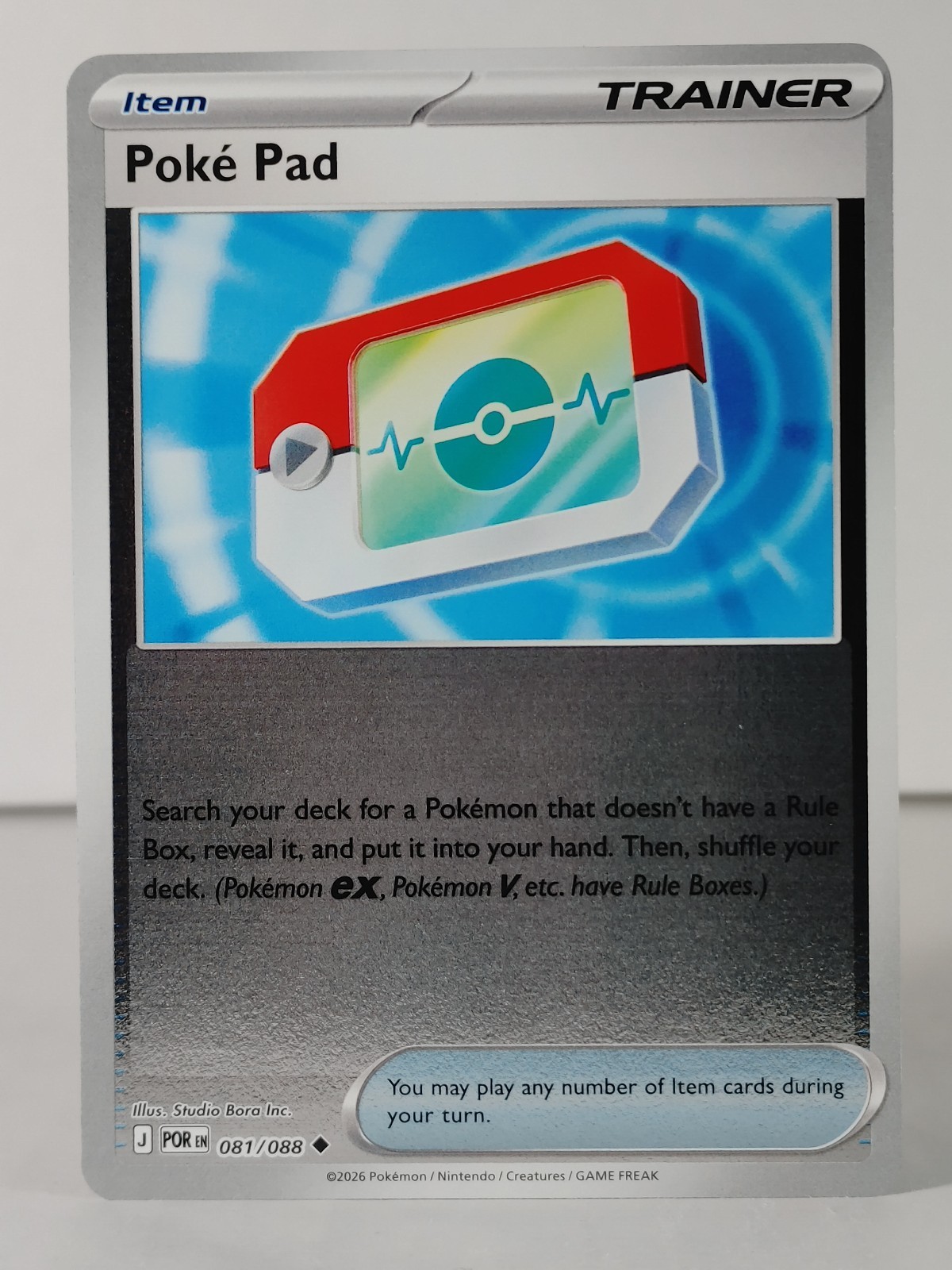 Poké Pad - Reverse Holo - Perfect Order #081 - Pokemon - NM -W