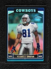 2006 Topps Chrome Black Refractor /199 Terrell Owens #146 HOF
