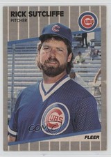 1989 Fleer Rick Sutcliffe #439 1oa8