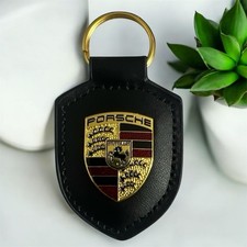 Portachiavi NERO / BLACK Nuovo Porsche Macan Cayenne Cayman Boxster Panamera ⭐️