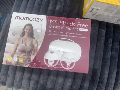 Momcozy S12 9-Levels Double Wearable Breast Pump - White