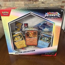 Pokemon TCG: Scarlet Violet Prismatic Evolutions Poster Collection Box Sealed