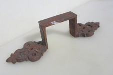 Victorian Iron Drain Pipe Holder Bracket Antique Manor Planter Plant Pot Holder