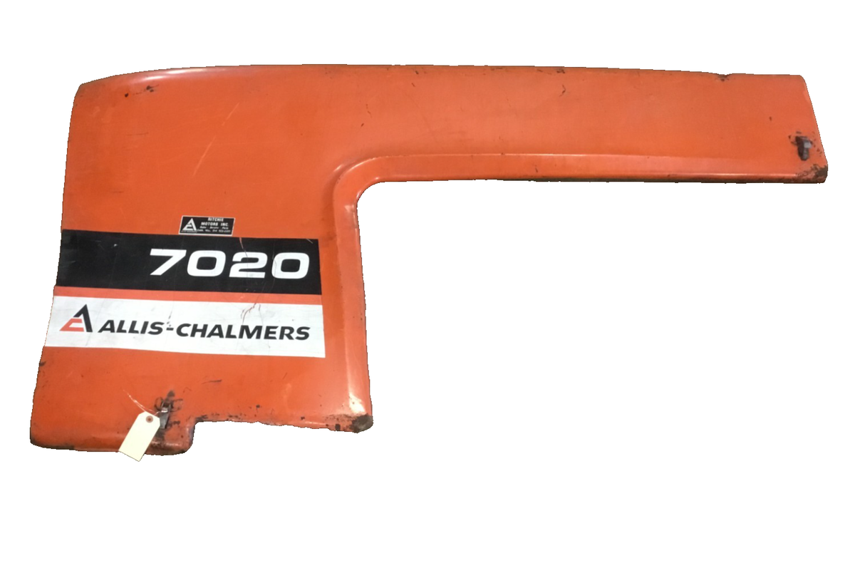 USED L.H. HOOD SIDE PANEL FOR ALLIS CHALMERS 7020 TRACTOR REF