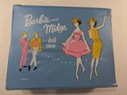 Vintage Mattel 1963 Barbie and Midge Doll Case with Dolls and 27 Outfits