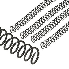 13mm 1/2" Spiral Binding Coils, 20 Pcs Spirals 105 Sheet Capacity, Black
